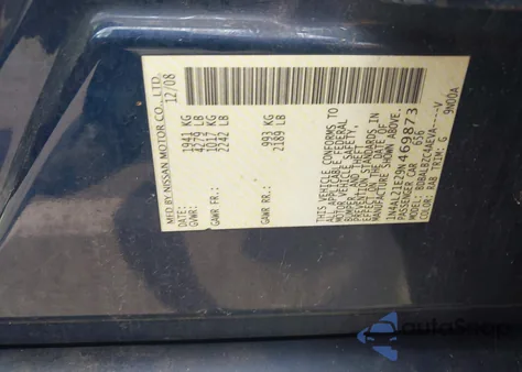 2009 Nissan Altima 2.5 S из США, поврежденный, VIN 1N4AL21E29N469873